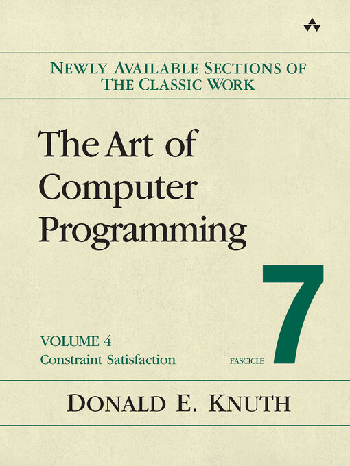 Title details for The Art of Computer Programming, Volume 4, Fascicle 7 by Donald E. Knuth - Wait list